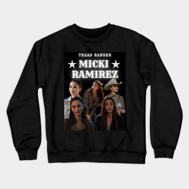 Micki Ramirez Crewneck Sweatshirt by elisabet_tckr